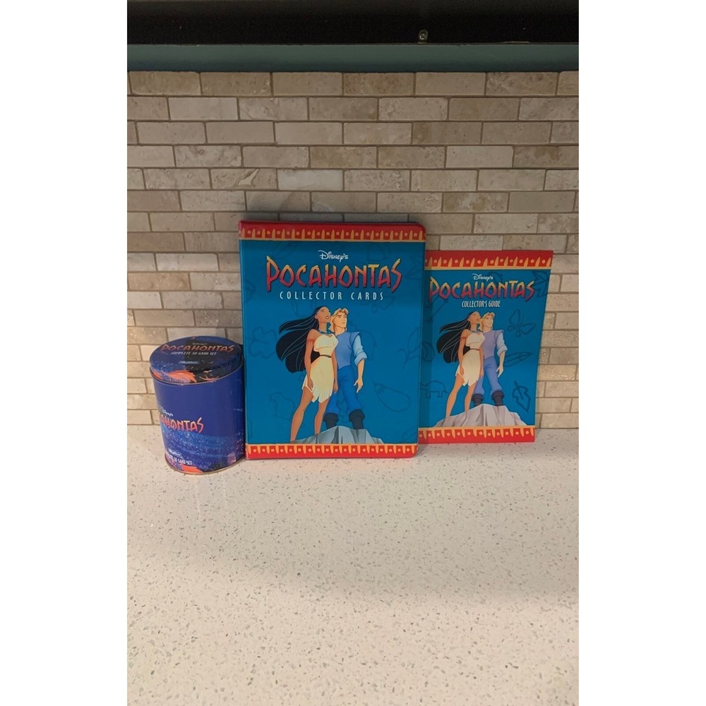 Vintage‎ Disney Pocahontas Trading Cards Binder Lot